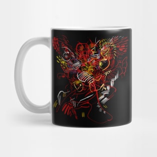 abstract viking art Mug